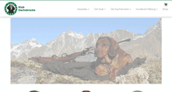 Desktop Screenshot of klub-dachsbracke.com